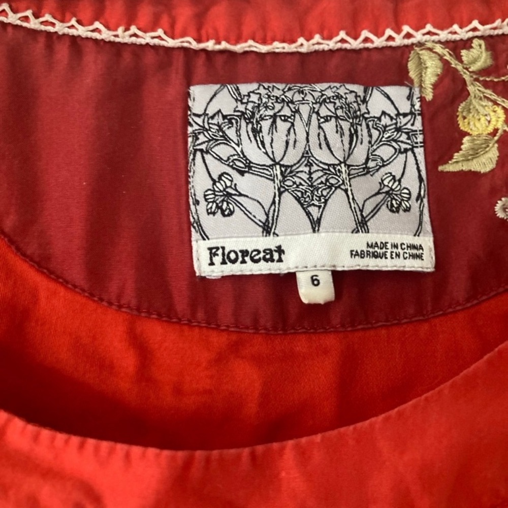 Anthropologie Floreat Dress, beautiful embroidery - Picture 2 of 4